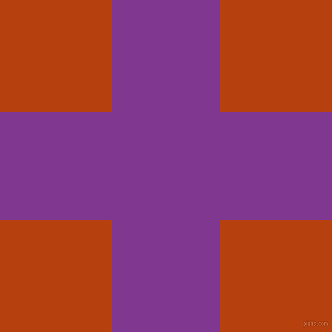 checkered chequered horizontal vertical lines, 153 pixel line width, 316 pixel square size, Vivid Violet and Rust plaid checkered seamless tileable