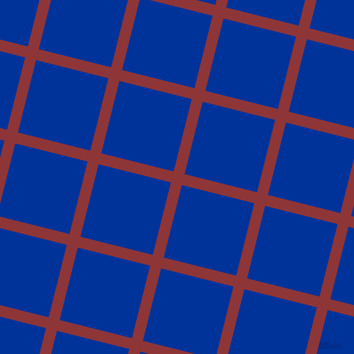 76/166 degree angle diagonal checkered chequered lines, 16 pixel line width, 107 pixel square size, Well Read and Smalt plaid checkered seamless tileable