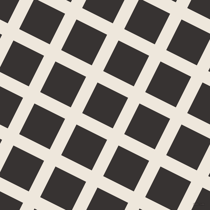 63/153 degree angle diagonal checkered chequered lines, 41 pixel line width, 110 pixel square size, White Linen and Gondola plaid checkered seamless tileable