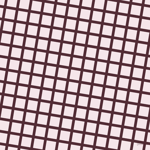 81/171 degree angle diagonal checkered chequered lines, 9 pixel line width, 32 pixel square size, Wine Berry and Amour plaid checkered seamless tileable