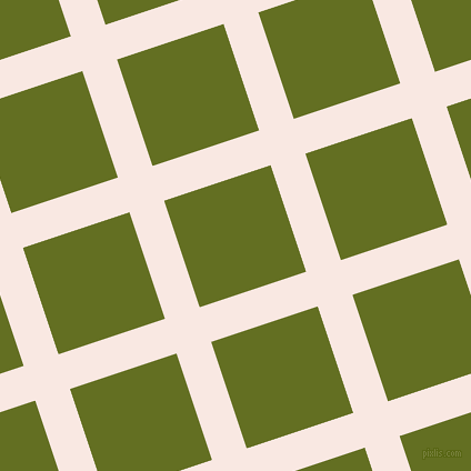 18/108 degree angle diagonal checkered chequered lines, 33 pixel line width, 101 pixel square size, Wisp Pink and Fiji Green plaid checkered seamless tileable