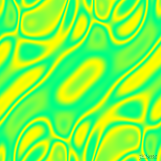 Spring Green and Yellow plasma waves seamless tileable
