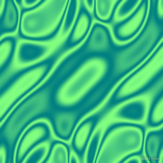 Teal and Mint Green plasma waves seamless tileable