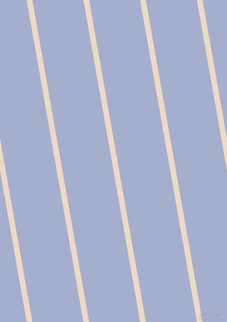 100 degree angle lines stripes, 8 pixel line width, 72 pixel line spacing, Almond and Echo Blue stripes and lines seamless tileable