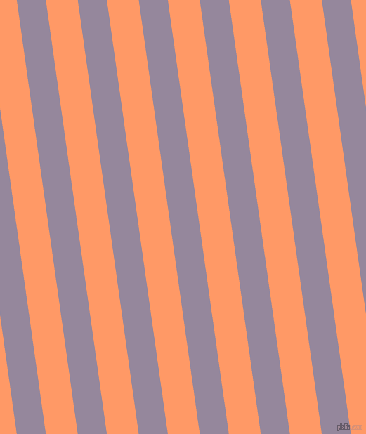 98 degree angle lines stripes, 41 pixel line width, 45 pixel line spacing, Amethyst Smoke and Atomic Tangerine stripes and lines seamless tileable
