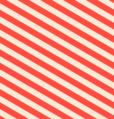150 degree angle lines stripes, 19 pixel line width, 20 pixel line spacing, Antique White and Sunset Orange stripes and lines seamless tileable