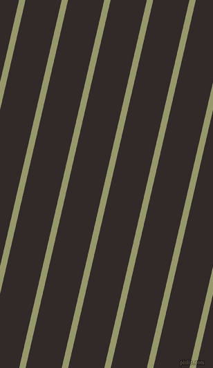 77 degree angle lines stripes, 9 pixel line width, 51 pixel line spacing, Avocado and Livid Brown stripes and lines seamless tileable