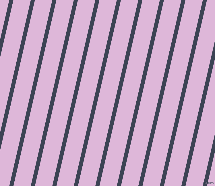 77 degree angle lines stripes, 14 pixel line width, 59 pixel line spacing, Blue Zodiac and French Lilac stripes and lines seamless tileable