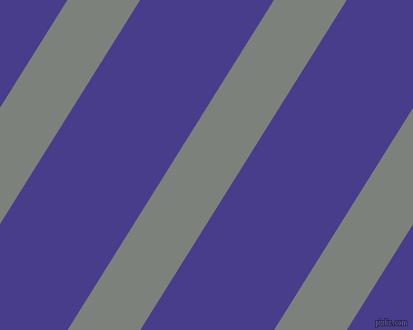 58 degree angle lines stripes, 68 pixel line width, 125 pixel line spacing, Boulder and Dark Slate Blue stripes and lines seamless tileable