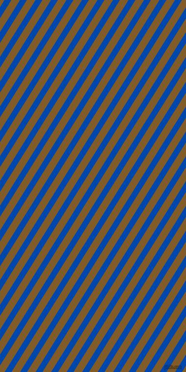 58 degree angle lines stripes, 12 pixel line width, 15 pixel line spacing, Cobalt and Hot Curry stripes and lines seamless tileable
