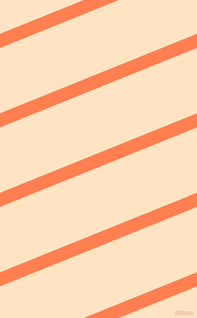 22 degree angle lines stripes, 26 pixel line width, 120 pixel line spacing, Coral and Bisque stripes and lines seamless tileable