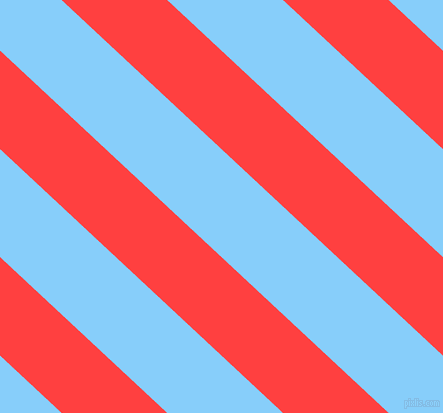 137 degree angle lines stripes, 72 pixel line width, 79 pixel line spacing, Coral Red and Light Sky Blue stripes and lines seamless tileable