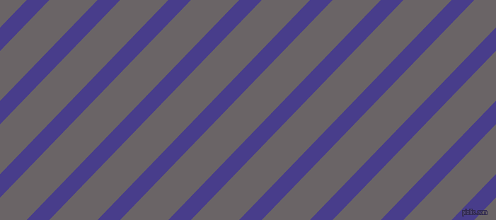 46 degree angle lines stripes, 23 pixel line width, 49 pixel line spacing, Dark Slate Blue and Scorpion stripes and lines seamless tileable