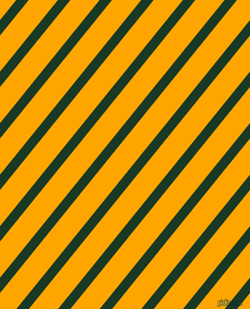 51 degree angle lines stripes, 14 pixel line width, 33 pixel line spacing, Deep Fir and Orange stripes and lines seamless tileable