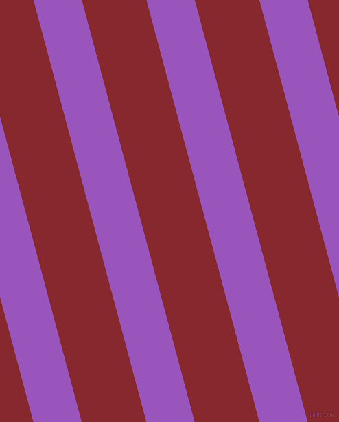 105 degree angle lines stripes, 68 pixel line width, 91 pixel line spacing, Deep Lilac and Flame Red stripes and lines seamless tileable