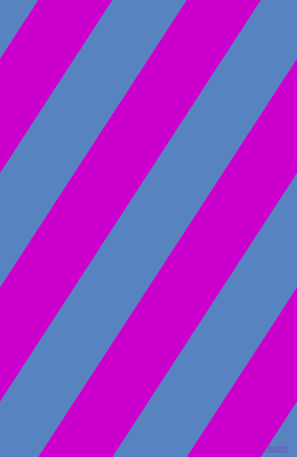 57 degree angle lines stripes, 70 pixel line width, 70 pixel line spacing, Deep Magenta and Havelock Blue stripes and lines seamless tileable