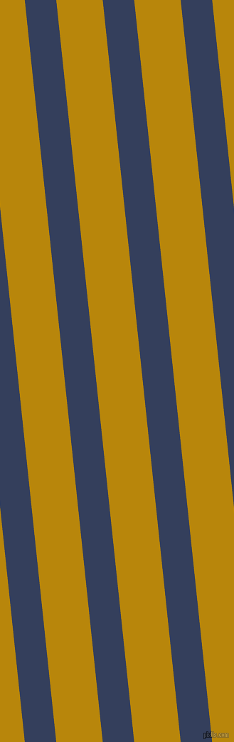 96 degree angle lines stripes, 44 pixel line width, 65 pixel line spacing, Gulf Blue and Dark Goldenrod stripes and lines seamless tileable