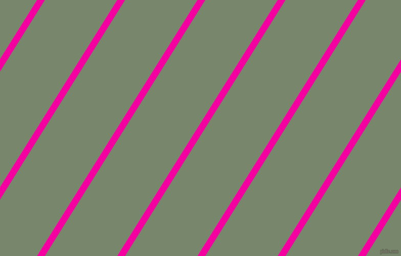 58 degree angle lines stripes, 13 pixel line width, 120 pixel line spacing, Hollywood Cerise and Camouflage Green stripes and lines seamless tileable