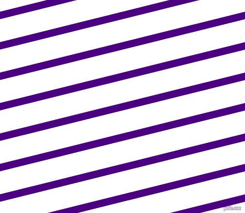 14 degree angle lines stripes, 15 pixel line width, 46 pixel line spacing, Indigo and White stripes and lines seamless tileable