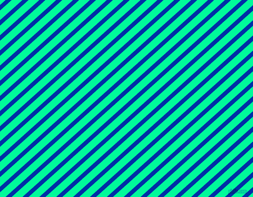 42 degree angle lines stripes, 8 pixel line width, 14 pixel line spacing, International Klein Blue and Medium Spring Green stripes and lines seamless tileable