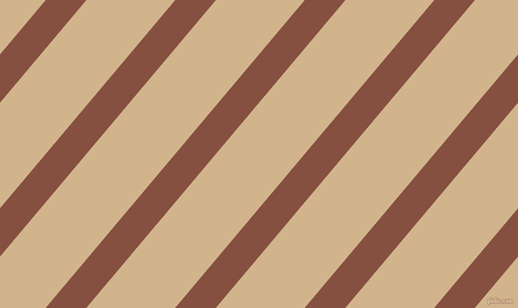 50 degree angle lines stripes, 44 pixel line width, 96 pixel line spacing, Ironstone and Tan stripes and lines seamless tileable