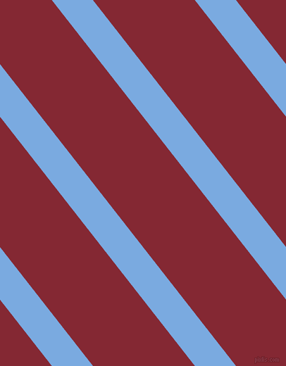 128 degree angle lines stripes, 46 pixel line width, 114 pixel line spacing, Jordy Blue and Shiraz stripes and lines seamless tileable