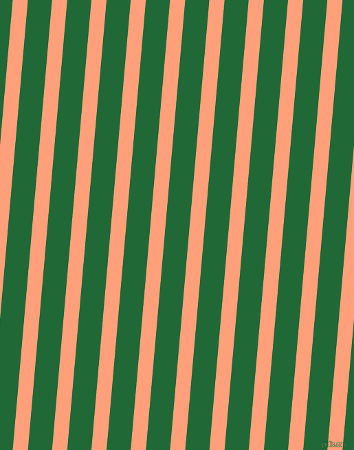85 degree angle lines stripes, 22 pixel line width, 35 pixel line spacing, Light Salmon and Camarone stripes and lines seamless tileable