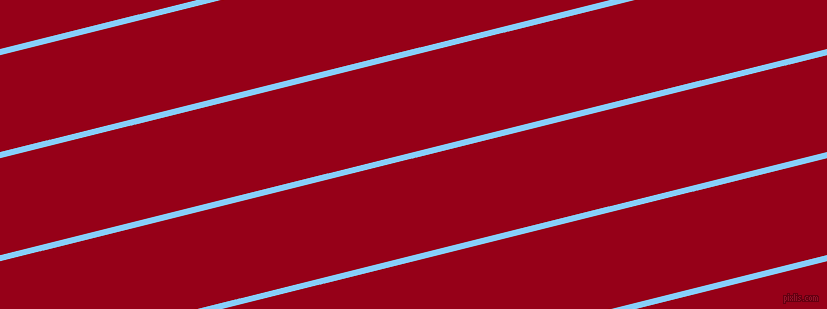 14 degree angle lines stripes, 6 pixel line width, 94 pixel line spacing, Light Sky Blue and Carmine stripes and lines seamless tileable
