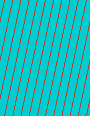 78 degree angle lines stripes, 4 pixel line width, 29 pixel line spacing, Medium Carmine and Dark Turquoise stripes and lines seamless tileable