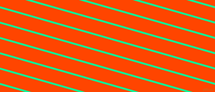 164 degree angle lines stripes, 6 pixel line width, 43 pixel line spacing, Medium Spring Green and Orange Red stripes and lines seamless tileable