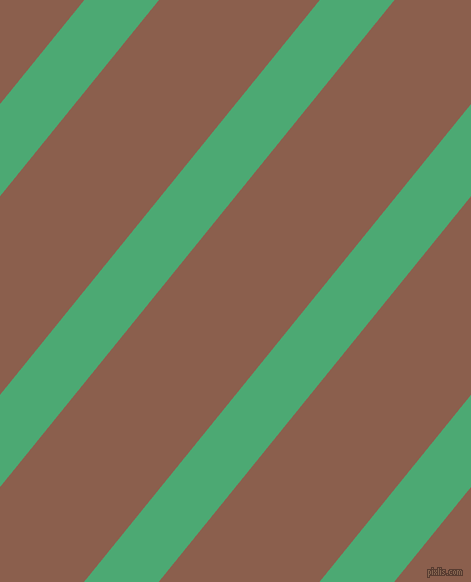51 degree angle lines stripes, 58 pixel line width, 125 pixel line spacing, Ocean Green and Spicy Mix stripes and lines seamless tileable