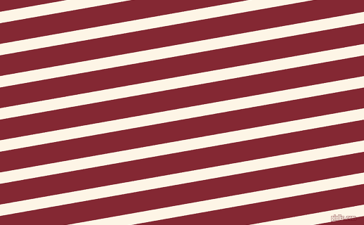 10 degree angle lines stripes, 16 pixel line width, 29 pixel line spacing, Old Lace and Shiraz stripes and lines seamless tileable