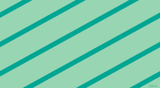 29 degree angle lines stripes, 19 pixel line width, 83 pixel line spacing, Persian Green and Vista Blue stripes and lines seamless tileable