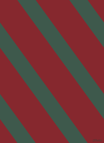 126 degree angle lines stripes, 61 pixel line width, 112 pixel line spacing, Plantation and Flame Red stripes and lines seamless tileable