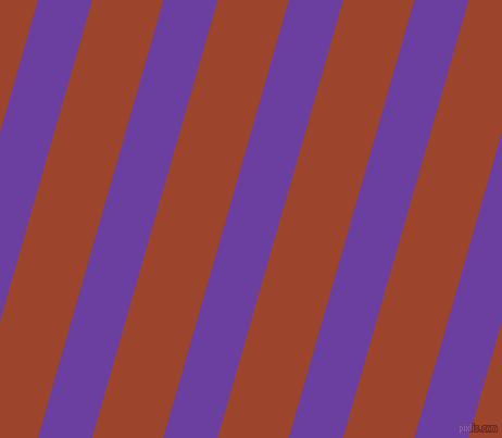 74 degree angle lines stripes, 48 pixel line width, 63 pixel line spacing, Royal Purple and Rock Spray stripes and lines seamless tileable