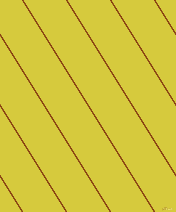122 degree angle lines stripes, 5 pixel line width, 122 pixel line spacing, Saddle Brown and Wattle stripes and lines seamless tileable