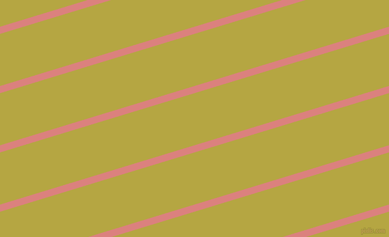 17 degree angle lines stripes, 10 pixel line width, 73 pixel line spacing, Sea Pink and Brass stripes and lines seamless tileable