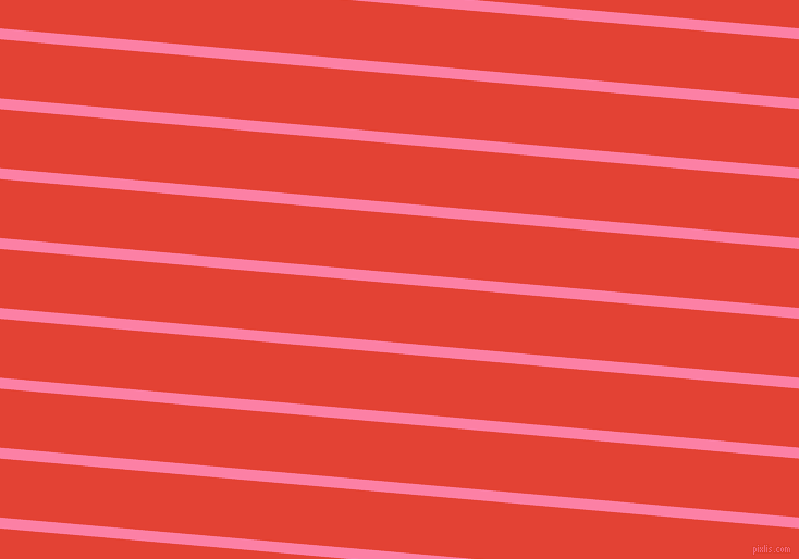 175 degree angle lines stripes, 10 pixel line width, 54 pixel line spacing, Tickle Me Pink and Cinnabar stripes and lines seamless tileable
