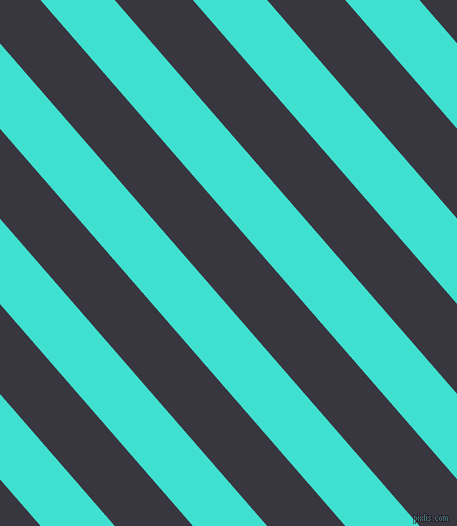 131 degree angle lines stripes, 56 pixel line width, 59 pixel line spacing, Turquoise and Black Marlin stripes and lines seamless tileable
