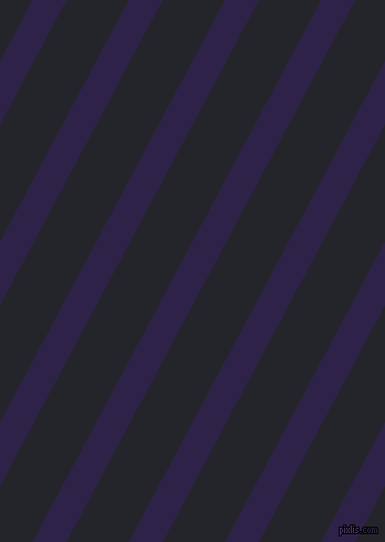 62 degree angle lines stripes, 27 pixel line width, 50 pixel line spacing, Violent Violet and Black Russian stripes and lines seamless tileable