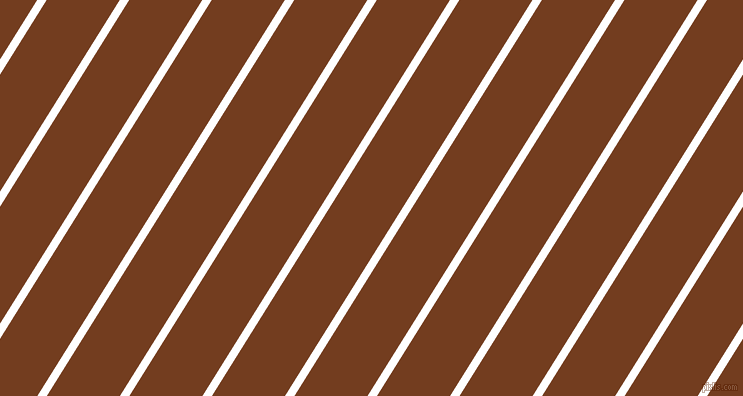 58 degree angle lines stripes, 8 pixel line width, 62 pixel line spacing, White and Peru Tan stripes and lines seamless tileable