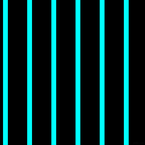 vertical lines stripes, 16 pixel line width, 64 pixel line spacing, Aqua and Black vertical lines and stripes seamless tileable