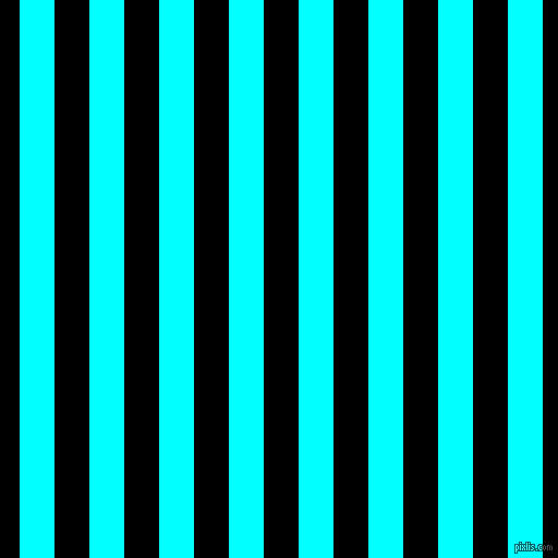 vertical lines stripes, 32 pixel line width, 32 pixel line spacing, Aqua and Black vertical lines and stripes seamless tileable