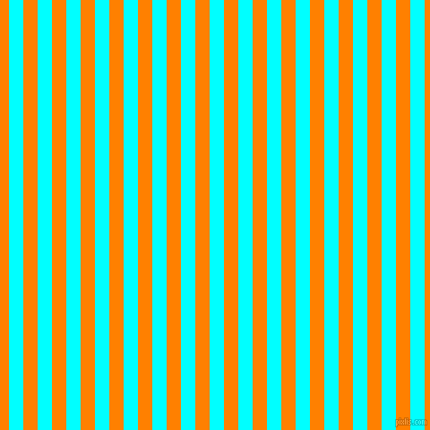 vertical lines stripes, 16 pixel line width, 16 pixel line spacing, Aqua and Dark Orange vertical lines and stripes seamless tileable