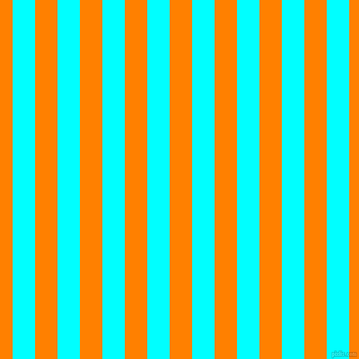 vertical lines stripes, 32 pixel line width, 32 pixel line spacing, Aqua and Dark Orange vertical lines and stripes seamless tileable