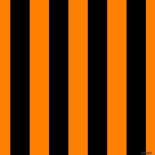 vertical lines stripes, 64 pixel line width, 64 pixel line spacing, Black and Dark Orange vertical lines and stripes seamless tileable