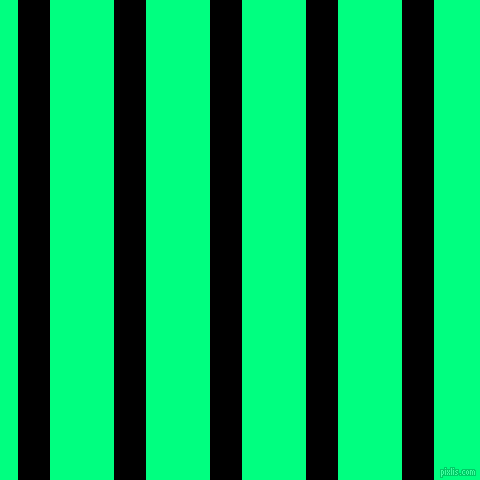 vertical lines stripes, 32 pixel line width, 64 pixel line spacing, Black and Spring Green vertical lines and stripes seamless tileable