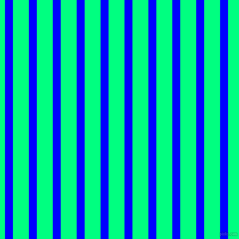 vertical lines stripes, 16 pixel line width, 32 pixel line spacing, Blue and Spring Green vertical lines and stripes seamless tileable