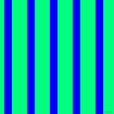 vertical lines stripes, 32 pixel line width, 64 pixel line spacing, Blue and Spring Green vertical lines and stripes seamless tileable