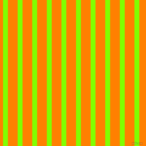 vertical lines stripes, 16 pixel line width, 32 pixel line spacing, Chartreuse and Dark Orange vertical lines and stripes seamless tileable